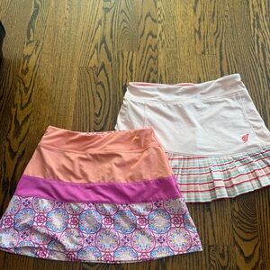 Colorful girls boutique golf  Skirt Set